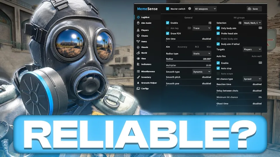 Most Reliable CS2 Cheats: Memesense 2026 Pt. 1